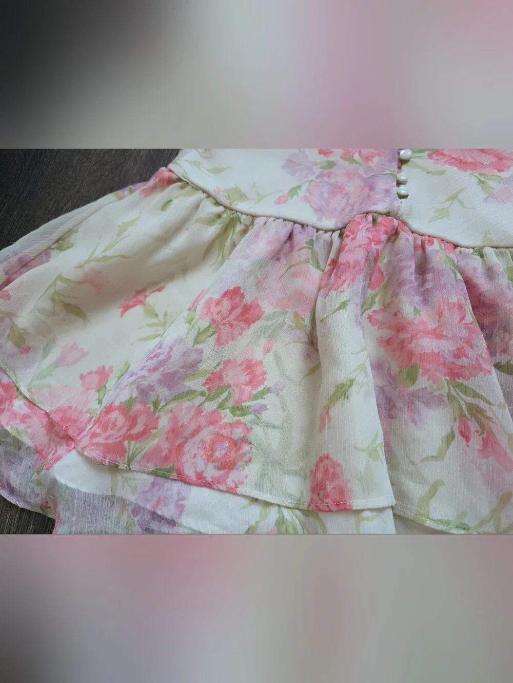 Ralph Lauren dreamy floral chiffon dress